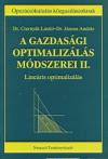 Cserny�k L�szl� - J�nosa Andr�s - A gazdas�gi optimaliz�l�s m�dszerei II.