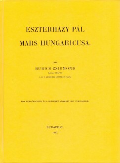 Bubics Zsigmond - Eszterhzy Pl Mars Hungaricusa