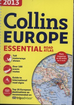 Collins Road Atlas Europe 2013
