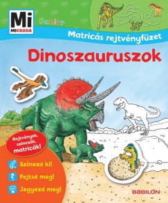 Monika Ehrenreich - Dinoszauruszok - Mi micsoda Junior Matrics rejtvnyfzet