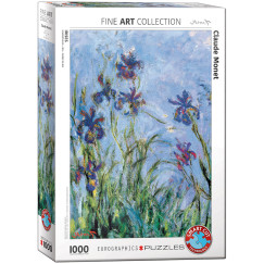 Claude Monet - �riszek (r�szlet), 1000 db-os puzzle (EUROGRAPHICS, 6000-2034)