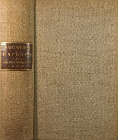 Franz Werfel - Barbara oder die Frömmigkeit