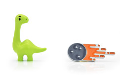 D�n� meteorittal, z�ld/narancs - Kit�z�