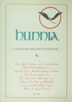 Szcs Zoltn   (Szerk.) - Hunnia fzetek 8. (1990. jnius)