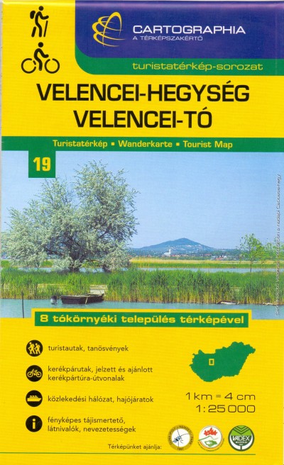  - Velencei-hegység - Velencei-tó turistatérkép - 1:25 000 "SC"