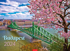 Budapest falinaptr 42x31 cm - 2024