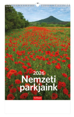Nemzeti parkjaink falinaptár 22x33 cm - 2026