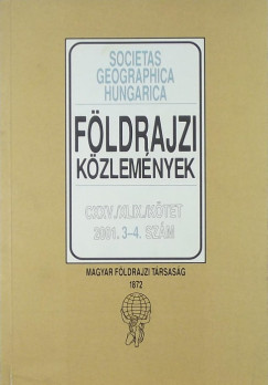 Fldrajzi kzlemnyek 2001. 3-4. szm