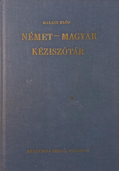 Halsz Eld - Nmet-magyar kzisztr