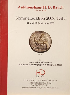 Sommerauktion 2007. Teil I. - 11. und 12. September