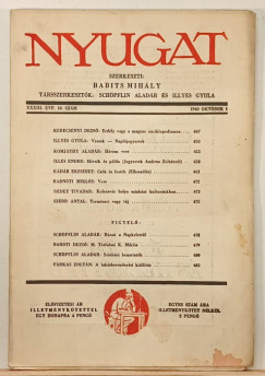 Babits Mihly   (Szerk.) - Nyugat XXXIII. vf. 10. szm
