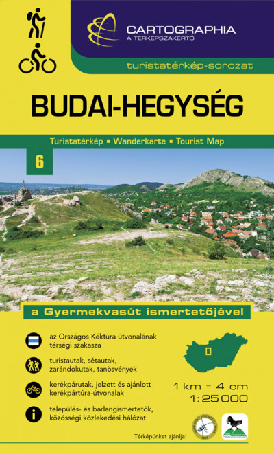  - Budai-hegység turistatérkép