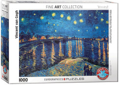Van Gogh - Csillagos éjszaka a Rhône felett, 1000 db-os puzzle (EUROGRAPHICS, 6000-5708)