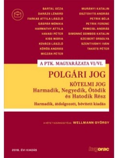 Dr. Wellmann Gyrgy   (Szerk.) - Polgri jog - Ktelmi jog Harmadik, Negyedik, tdik s Hatodik Rsz