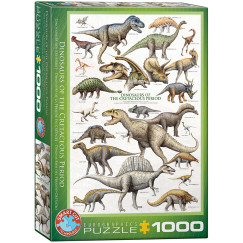 A kréta kori dinoszauruszok, 1000 db-os puzzle (EUROGRAPHICS, 6000-0098)