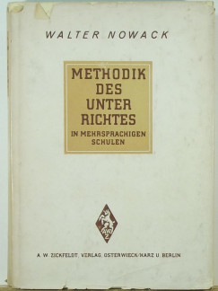 Walter Nowack - Methodik des Unterrichtes