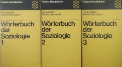 Wilhelm Bernsdorf - Wrterbuch der Soziologie I-III.