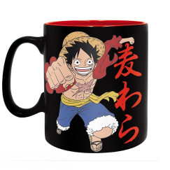 One Piece: Luffy és szalmakalapos koponya bögre