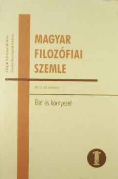 Magyar Filozfiai Szemle 2021/3 - let s krnyezet