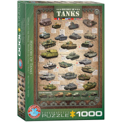 A tankok története, 1000 db-os puzzle (EUROGRAPHICS, 6000-0381)