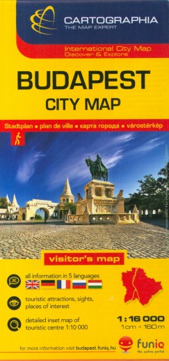 Budapest City térkép - 1:16 000 "SC"