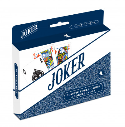  - Joker dupla 100% plasztik póker kártya 4 indexes