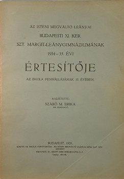 Az Isteni Megvlt Lenyai budapesti XI. ker. Szt. Margit Lenygimnziumnak