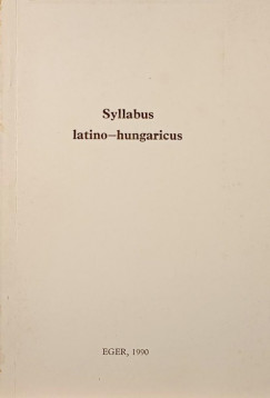 Syllabus - latino-hungaricus