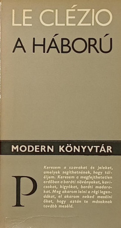 Jean-Marie Gustave Le Clzio - A hbor