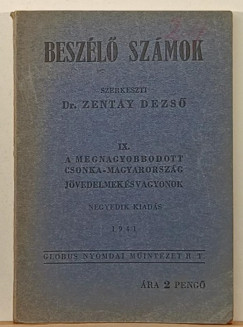 Dr. Zentay Dezső (Szerk.) - Beszélő számok IX.