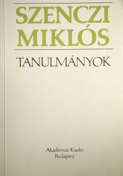 Szenczi Mikls - Tanulmnyok