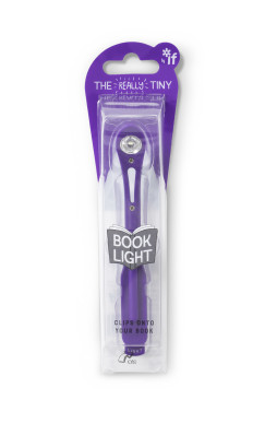IF 5101 Igazán apró könyvlámpa – lila olvasólámpa