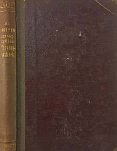 Az 1869-ik évi törvények gyűjteménye