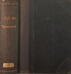Az 1898. �vi t�rv�nyek gy�jtem�nye