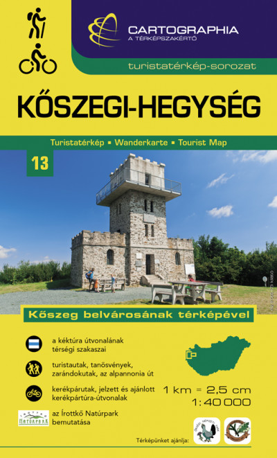  - Kõszegi-hegység turistatérkép