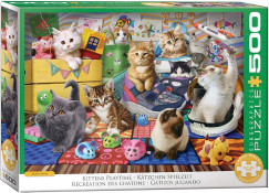 Andrew Farley - Kiscicák Játékideje, 500 db-os puzzle (EUROGRAPHICS,6500-6143)