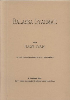Nagy Ivn - Balassa Gyarmat