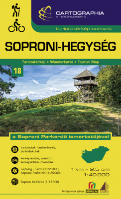 Soproni-hegysg turistatrkp 1:40000