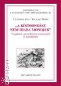 T. Litovkina Anna - Wolfgang Mieder - "A kzmondst nem hiba mondjk"