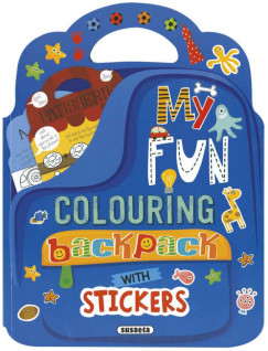 My Fun Colouring Backpack with Stickers - Boys