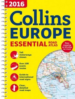 Eurpa atlasz (Collins Essential) 2016