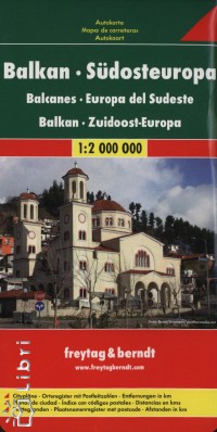 Balkn, Dlkelet-Eurpa 1:2 000 000