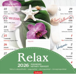 Relax - mágneses naptár 22x22 cm - 2026