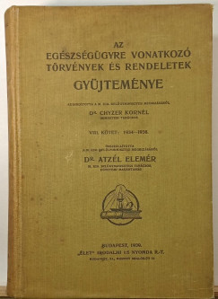 Az egészségügyre vonatkozó törvények és rendeletek gyűjteménye