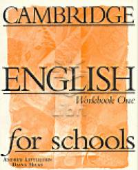 Cambridge English for Schools Workbook 1.