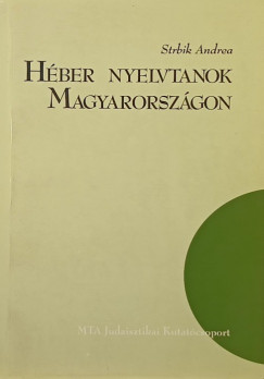 Strbik Andrea - Hber nyelvtanok Magyarorszgon