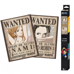 One Piece - Nami �s Robin k�r�z�si plak�t poszter szett