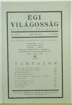 Ptkai Pl  (Szerk.) - gi Vilgossg XL. vf. 1938. mjus 5. szm