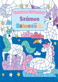 Varázslatos unikornisok - Számos színező 1.