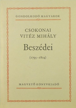Csokonai Vitz Mihly - Csokonai Vitz Mihly Beszdei (1795-1804)